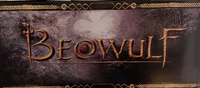 Beowulf Golden Dragon Polyresin Wall Statue