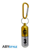 DRAGON BALL Z - Yellow Capsule Corp. Keychain
