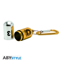 DRAGON BALL Z - Yellow Capsule Corp. Keychain