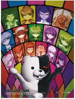 YA3D0044 Danganropa 3D Lenticular Wall Art Poster Framed