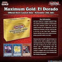 Yu-Gi-Oh! TCG Maximum Gold El Dorado Box