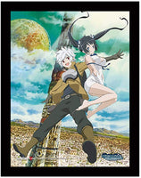 YA3D0019 The Danmachi 3D Lenticular Wall Art Poster Framed