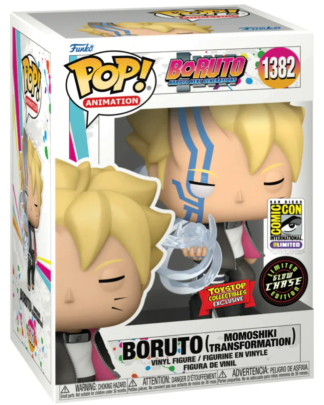 Funko Pop Boruto Momoshiki Transformation SDCC Exclusive