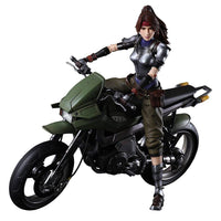 Final Fantasy VII Remake Jesse and Motorcycle Play Arts Set