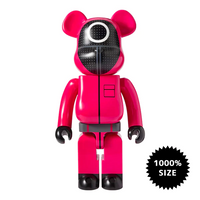 Medicom Toy Be@rbrick Squid Game Circle Guard 1000%