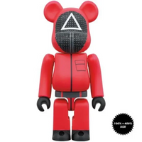 Medicom Toy Be@rbrick Squid Game Guard (Triangle) 100% & 400%
