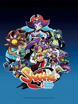 YA3D0043 Shantae 1/2 3D Lenticular Wall Art Poster Framed
