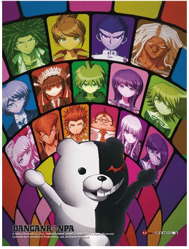 YA3D0044 Danganropa 3D Lenticular Wall Art Poster Framed
