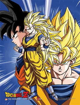 YA3D0041 Dragon Ball Z 3D Lenticular Wall Art Poster Framed