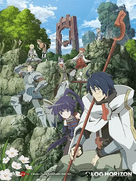 YA3D0010 Log Horizon Season 1 3D Lenticular Wall Art Poster Framed