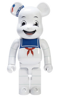 Medicom Toy Stay Puft Marshmallow Man White Chrome 1000% Bearbrick