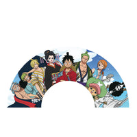 ABYstyle One Piece Straw Hat Crew Wano olding Handheld Fan 17.7"