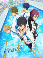 YA3D0003 Free! Iwatobi Swim Club 3D Lenticular Wall Art Poster