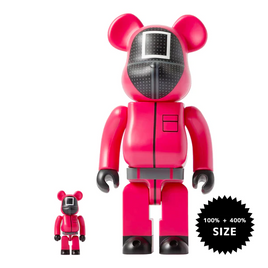 Medicom Toy BE@RBRICK - Squid Game Squar Guard 100% & 400%