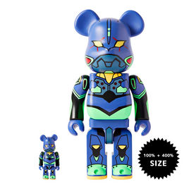 Medicom Toy Be@rbrick Evangelion Eva01 (New Paint Ver.) 100% & 400%