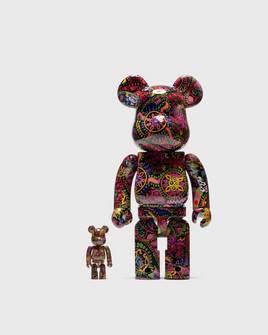 Medicom Toy Psychedelic Paisley Bearbrick 100% 400%