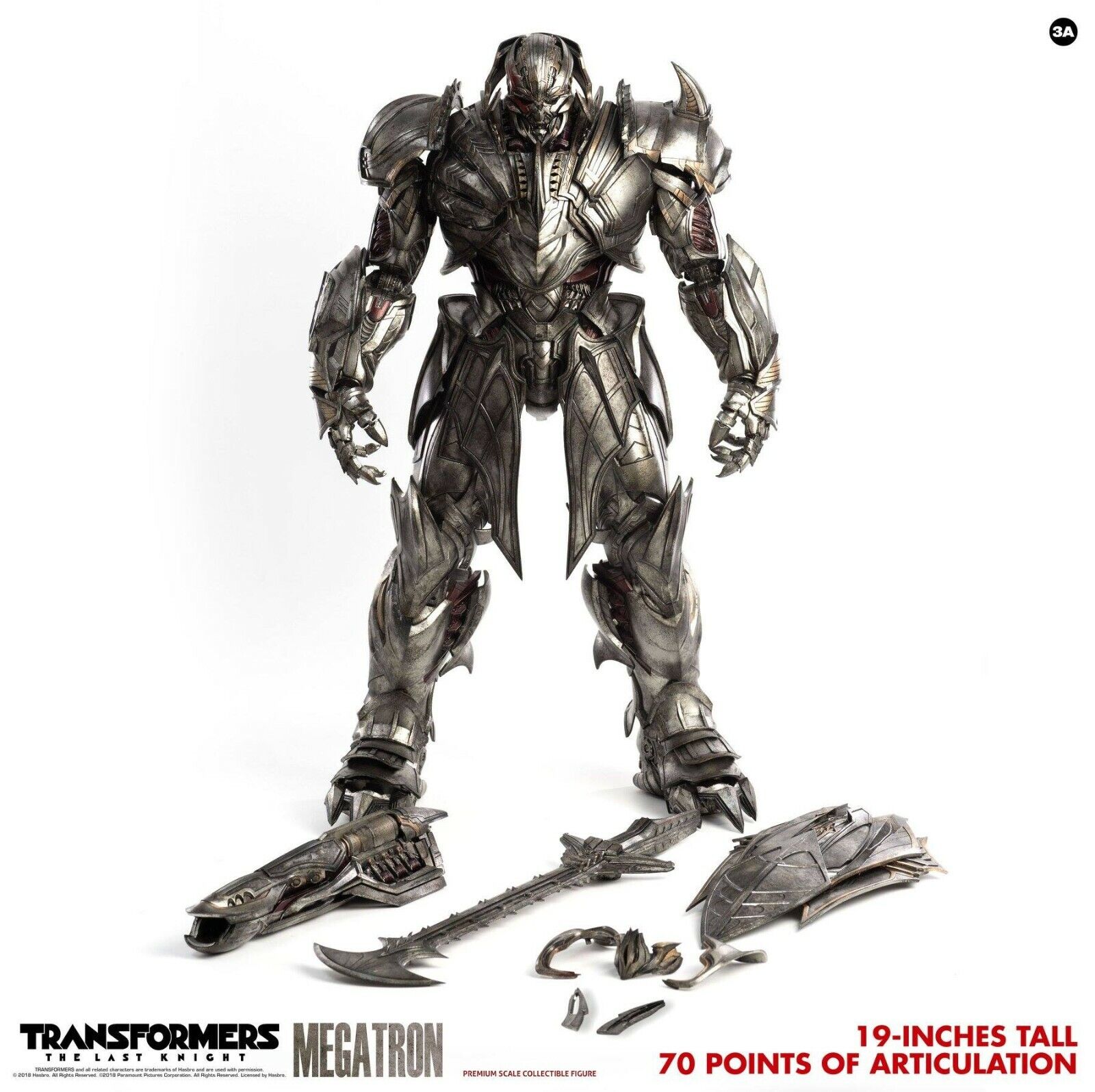 Transformers: The Last Knight Megatron DLX 1/6 Scale Figure| Sekaido.com