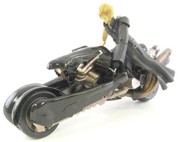Final Fantasy Advent Children Cloud Strife with Fenrir Motocycle Figure Deluxe Set