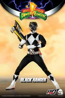 ThreeZero FigZero 1/6 Mighty Morphin Power Rangers Black Ranger Sixth Scale