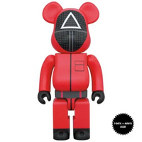Medicom Toy Be@rbrick Squid Game Guard (Triangle) 100% & 400%